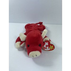 Snort the Bull Beanie Baby 1995 with PVC pellets TY